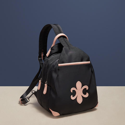 【包包专区】Safiya/索菲娅2022新款大容量学生书包女款双肩背包双肩包女包 SF9151002Y 商品图0