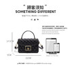 【包包专区】Safiya/索菲娅二层牛皮2022新款手提包菱格包单肩包女斜挎包女包 SF953017Y 商品缩略图6