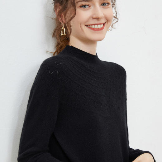 一线成衣圆领/V领/半高领/镂空半高领羊毛衫 商品图14