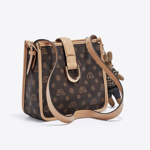 Safiya/索菲娅2022新款印花腋下包单肩包包女式斜挎包手提女包 SF9111004Y 商品图4