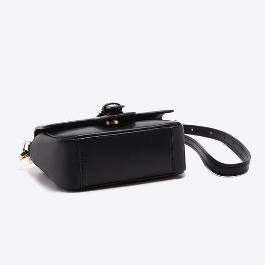 【包包专区】Safiya/索菲娅二层牛皮包包2022新款马鞍包单肩包女式斜挎包女包 SF986004Y 商品图8