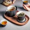 旅行功夫茶具泡茶壶套装陶瓷快客杯一壶二杯户外办公喝茶简易旅游 暮春泡茶壶（一壶2杯）-黑 商品缩略图3