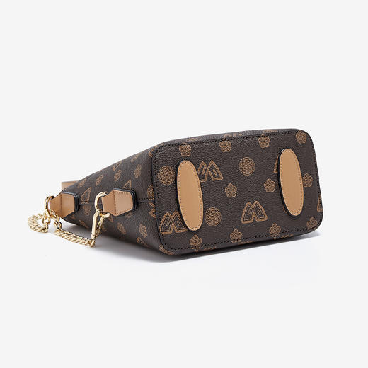 Safiya/索菲娅【送小熊】腋下手机单肩水桶大容量百搭女士斜挎包包2022新款 SF9140023Y 商品图5