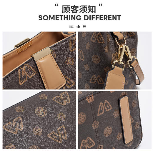 【立减30元】Safiya/索菲娅包包2022新款印花水桶包单肩包女斜挎包手提女包 SF9140020Y 商品图7