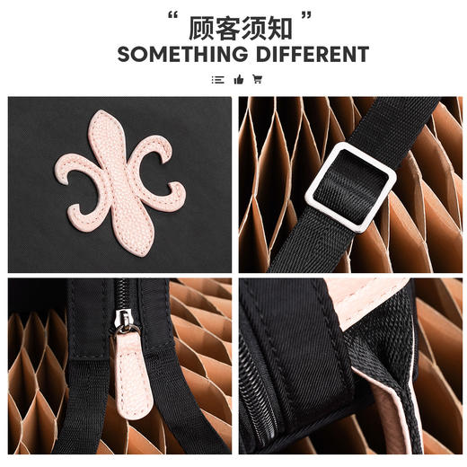 【包包专区】Safiya/索菲娅2022新款大容量学生书包女款双肩背包双肩包女包 SF9151002Y 商品图6