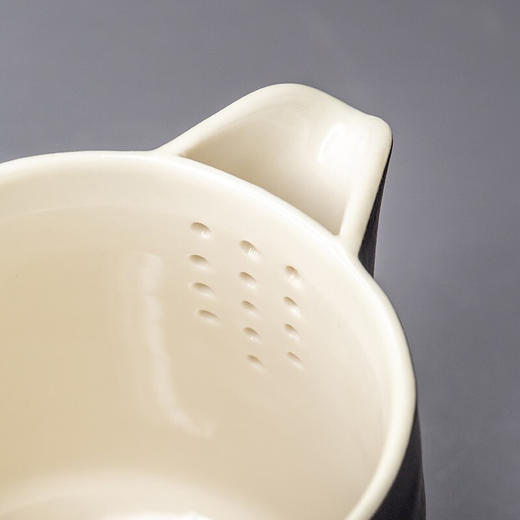 陶瓷旅行茶具功夫茶壶套装陶瓷快客杯便携式一壶五杯户外泡茶 轩昂快客杯（黑）VO1d 商品图6