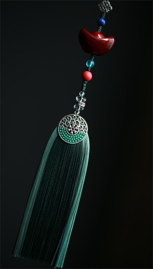 GJXJ0274°千金运紫檀元宝挂件 商品图6