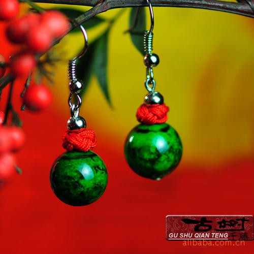 JGL-03120008民族风手工饰品简约复古耳钉耳坠气质耳环云南民族风耳环 商品图6