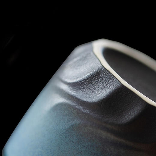 陶瓷清风品茗杯功夫茶具个人单杯简约主人杯陶瓷小茶杯品杯 清风木柄品杯L1d 商品图4