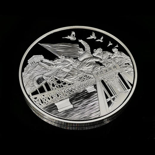 抗美援朝70周年纪念30克银章（带盒） 商品图2