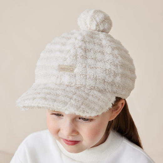 英氏宝宝帽子秋冬新品婴儿鸭舌帽儿童时尚洋气太阳帽YRPEJ42123A 商品图1