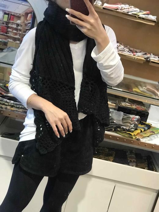 优品堂【圆舞曲】毛线勾花🌸围巾、披肩两用 商品图7