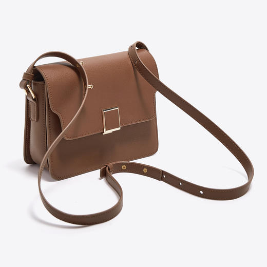 Safiya/索菲娅牛皮2022新款小方包单肩包包女式斜挎包女包 SF997009Y 商品图3