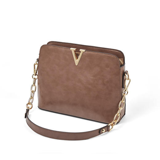 【包包专区】Safiya/索菲娅包包2022新款百搭腋下链条包单肩女斜挎包手机女包 SF9140013Y 商品图8