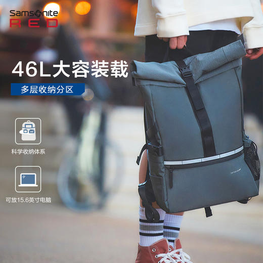 新秀丽TODERICK系列大容量轻盈双肩包QK7*001 商品图2