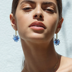 订购6周到｜Annele-Ocean Eyes-蔚蓝海洋 耳环［芬兰设计师］