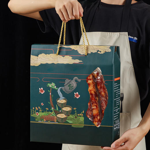 【新晒腊味】象窝腊味三宝大礼盒   内含800g腊肠 800克腊肉  腊鸭一只 商品图7