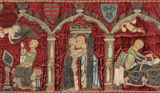 English Medieval Embroidery: Opus Anglicanum/英国中世纪刺绣：英国作品 商品图3