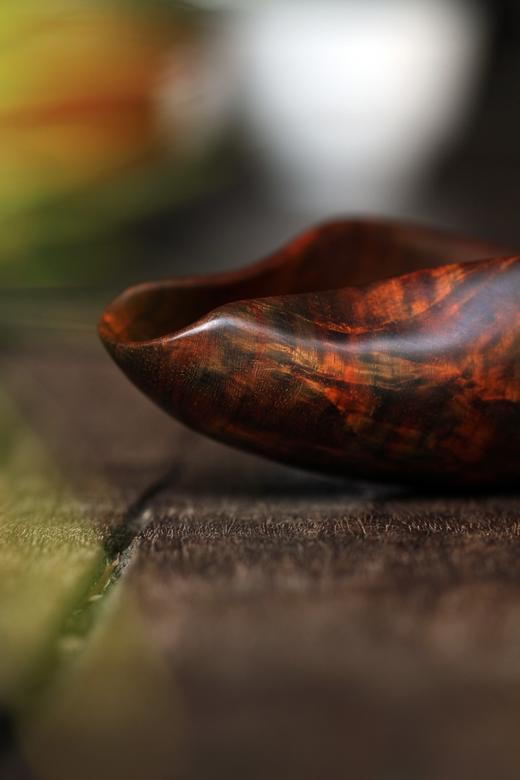 SDCC0027°大红酸枝莲花型茶则套装 商品图2