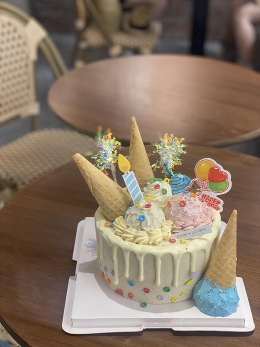 可爱甜筒奶油蛋糕 商品图0