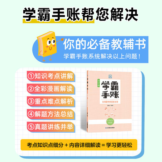 学霸手账 初中生物——生物圈中的其他生物 商品图2