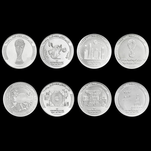 【特惠抢】卡塔尔世界杯纪念币套装（8枚装） 商品图2