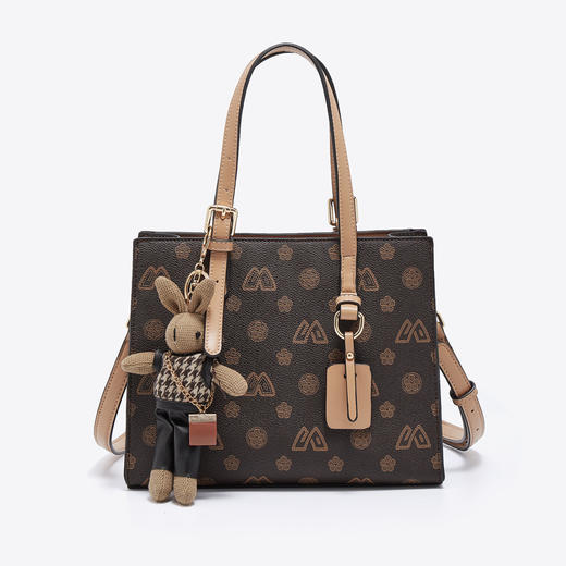 Safiya/索菲娅 印花大容量托特包女单肩包包女式斜挎包女士手提女包2022新款 SF9158002Y 商品图3