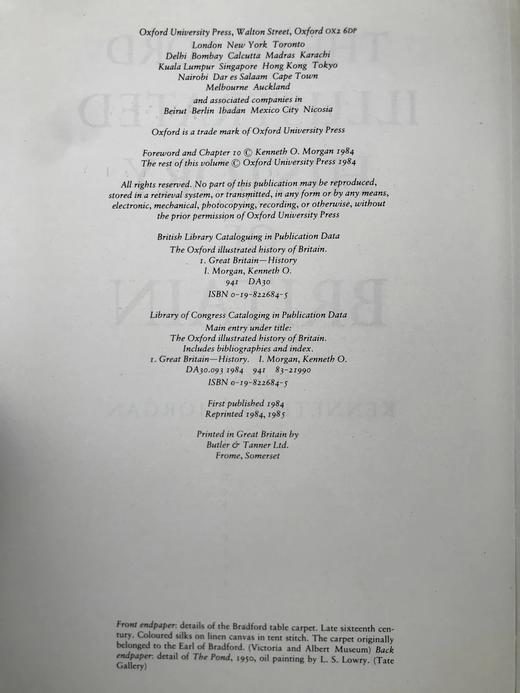 牛津英国图史（1985） 数百幅插图 精装16开 商品图4