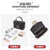 【包包专区】Safiya/索菲娅二层牛皮2022新款手提包菱格包单肩包女斜挎包女包 SF953017Y 商品缩略图5