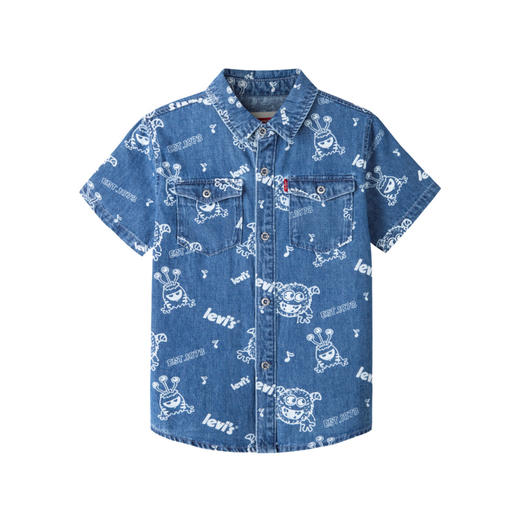 LEVIS 李维斯  夏 大童小童婴童 衬衫 LVB-WT-F146 商品图4