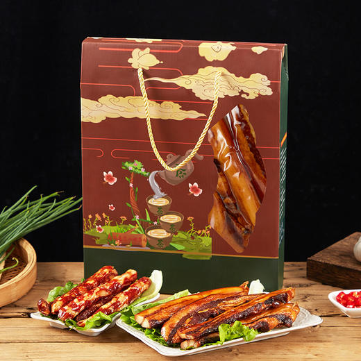 【新晒腊味】象窝腊味小礼盒 内含800g腊肠800克腊肉 商品图3