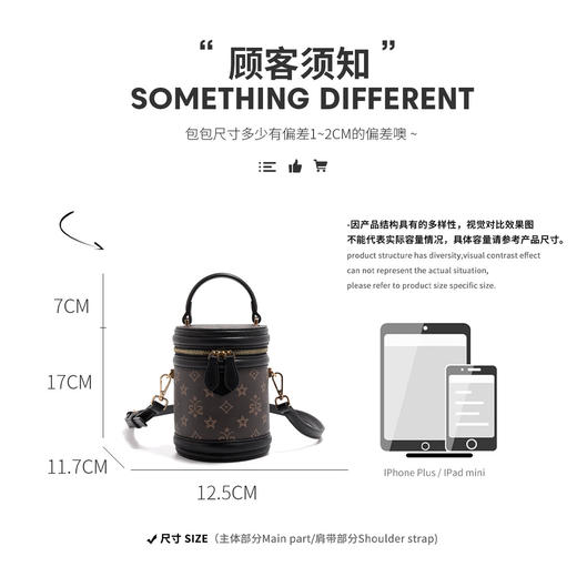 【包包专区】Safiya/索菲娅包包2022新款手提水桶包百搭单肩包女式斜挎包女包 SF9111009Y 商品图6