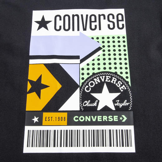 CONVERSE 秋 大童 小童 短袖T恤 CNVB-TE-D194 商品图4