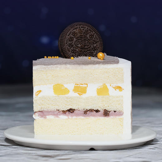 【宇宙梦想家】嫩滑芒果粒加上香浓芋泥搭配巧克力摩咔脆，碰撞出多层次口味，在舌尖上感受宇宙的浩瀚（望江幸福西饼） 商品图4