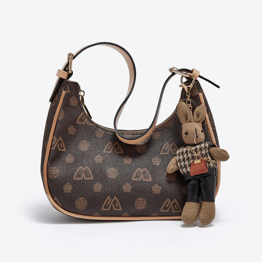 Safiya/索菲娅2022新款印花腋下包单肩包包女式斜挎包手提女包 SF9111006Y 商品图2