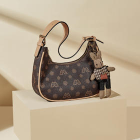 【直播特惠】Safiya/索菲娅2022新款印花腋下包单肩包包女式斜挎包手提女包 SF9111006Y