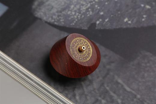 SDCC0071°缅甸黄花梨日晷香插 商品图5