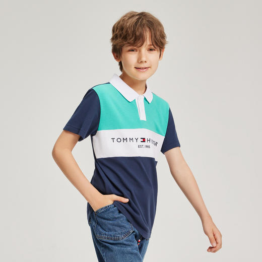 TOMMY 夏 大童小童 POLO衫 THKB-SU-076 商品图1