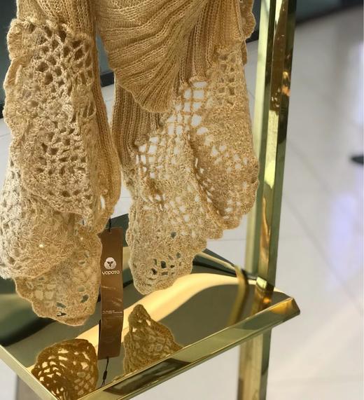 优品堂【圆舞曲】毛线勾花🌸围巾、披肩两用 商品图8