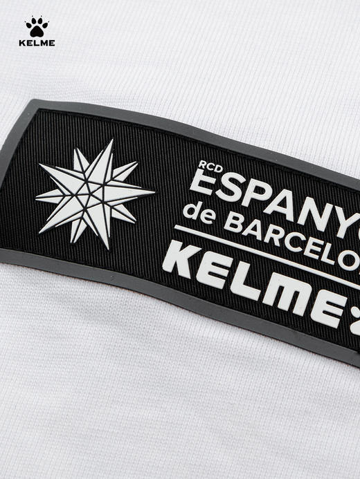 卡尔美长袖T恤秋新款纯棉圆领上衣情侣宽松休闲套头衫 商品图3