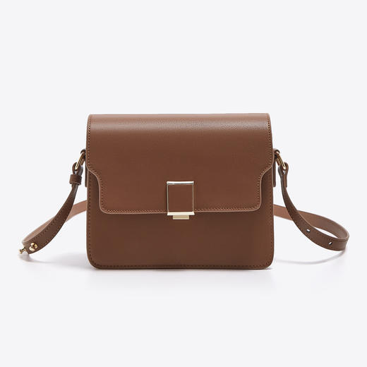 Safiya/索菲娅牛皮2022新款小方包单肩包包女式斜挎包女包 SF997009Y 商品图2