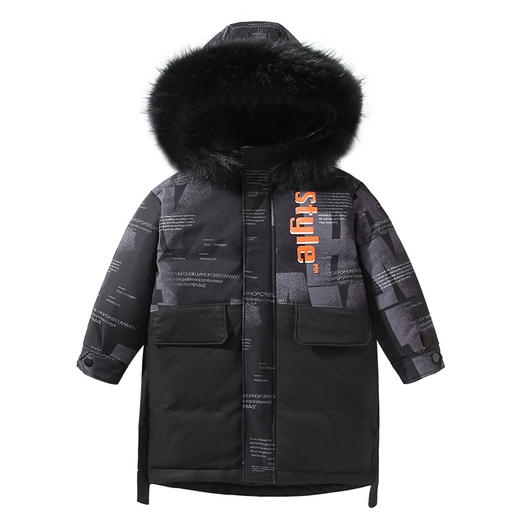 【母婴用品】-2022新款儿童羽绒服加厚中长款中大男童宝宝 商品图3