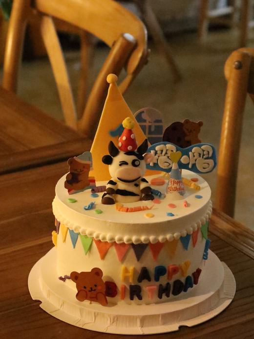 翻糖牛宝宝蛋糕（名字可以更改） 商品图4