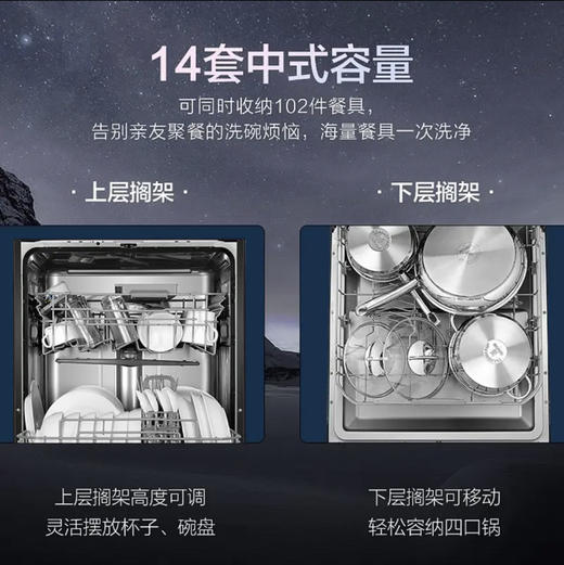 海尔（Haier）洗碗机 EYBW142286CWU1 商品图6