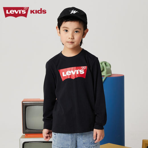LEVIS 春 大童小童 长袖T恤 LVB-TEE-8646 商品图0