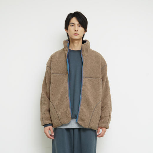 PRIMEE Oversized Fleece Jacket 廓形双面穿羊羔绒外套夹克 商品图6