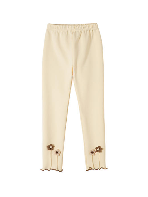 littletime女童打底裤2022秋季新款创意图形弹力休闲打底长裤外穿 商品图4