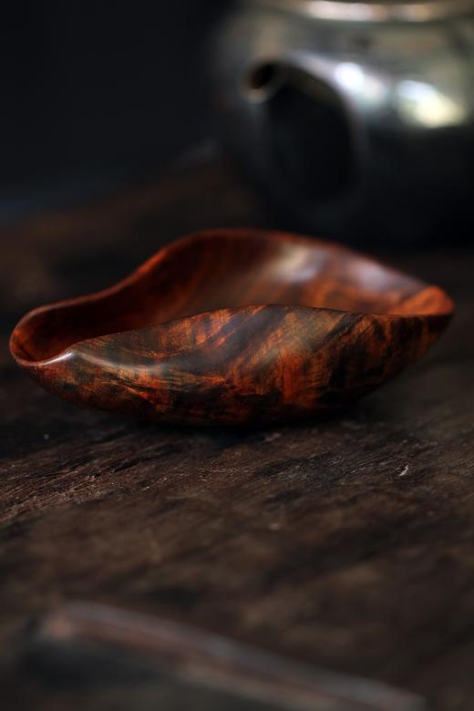 SDCC0027°大红酸枝莲花型茶则套装 商品图4