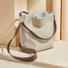 【年底清仓】Safiya/索菲娅二层牛皮2022新款水桶手提包单肩腋下包女斜挎包 SF900111Y 商品缩略图1