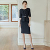 艾尚臣夏季医美工作服高端气质正装连衣裙送腰带 商品缩略图3